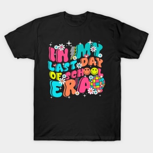 In My Last Day Of School Era Teacher Boys Girls Hello Summer T-Shirt